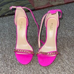 Hot pink heels